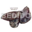 Raw Shell Raw/ Unpolished Violet Oyster Shells / Per Kilo
