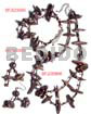 Natural Set Jewelry Set Jewelry/ Ordered Individually As Per Item Code / Image For Reference Only/ All Items Can Be Ordered W/ Any Customized Set Jewelry