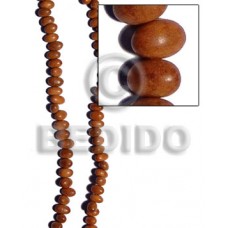 Bayong Wood Oval 12 mm Brown Hardwood Wood Beads - Teardrop and Oval Wood Beads BFJ210WB
