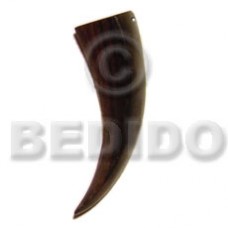 Horn Fang 35 mm Natural Pendants - Bone Horn Pendants BFJ5175P