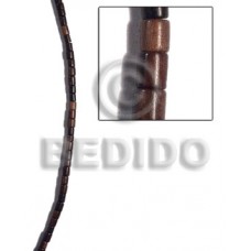 Kamagong Wood 5 mm Heishi Ebony Tiger Hardwood Beads Strands Wood Beads - Tube and Heishe Wood Beads