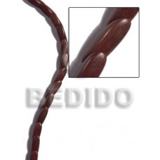 Magkuno Iron Wood Slide Cut 8 mm Brown Beads Strands Hardwood Wood Beads - Slide Cut BFJ493WB