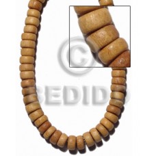 Nangka Wood Pokalet 10 mm Natural Beads Strands Yellow Wood Beads - Pokalet Wood Beads BFJ404WB