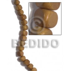 Nangka Wood Triangle 20 mm Yellow Wood Beads - Nuggets Wood Beads BFJ459WB