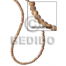 Natural 16 inches Trocha Shell beads Shell Round Shell Beads BFJ083SPS