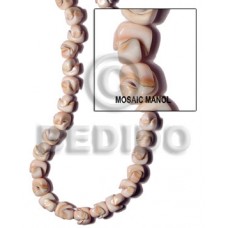 Pink 16 inches Manol Shell Natural Shell Special Cuts Shell Beads BFJ076SPS