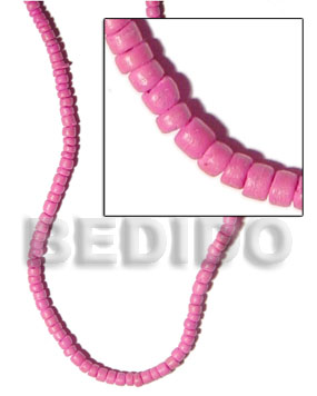 Baby Pink Pokalet 4-5 mm Coconut Coco Dyed colored beads BFJ008PT_4