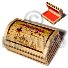 Bamboo Pandan Box Small Weave Jewelry Box BFJ020JB