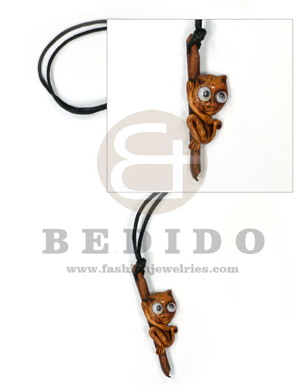 Clay Wax Cord adjustable Tribal Necklace - Surfer BFJ3844NK