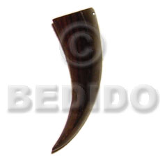 Horn Fang 35 mm Natural Pendants - Bone Horn Pendants BFJ5175P