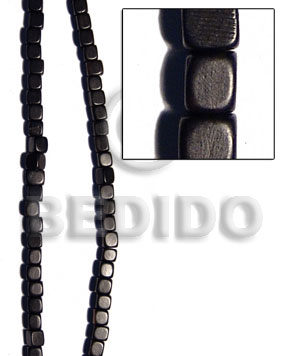 Kamagong Wood Black Dice 12 mm Wood Beads Dice and Sided Wood Beads BFJ243WB