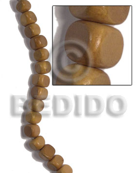 Nangka Wood Triangle 20 mm Yellow Wood Beads - Nuggets Wood Beads BFJ459WB