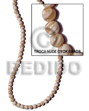 Natural 16 inches Trocha Shell beads Shell Round Shell Beads BFJ086SPS
