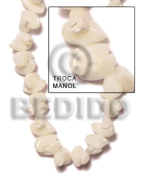 Natural 16 inches Trocha Shell Manol Shell Special Cuts Shell Beads BFJ011SPS