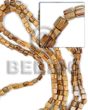 Palmwood Dice Natural 6 mm Wood Beads Dice and Sided Wood Beads BFJ065WB