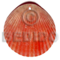 Piktin Shell Red Natural Pendants - Shell Pendants BFJ5107P