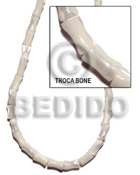 Trocha Shell Bone Design Beads Strands White Shell Special Cuts Shell Beads BFJ008SPS