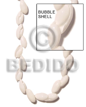 White 16 inches Bubble Shell Natural Shell Whole Shell Beads BFJ015SPS
