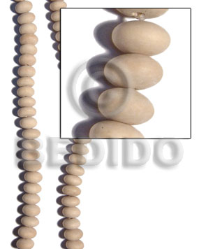 White Wood Oval 14 mm White Beads Strands Wood Beads - Teardrop and Oval Wood Beads BFJ189WB